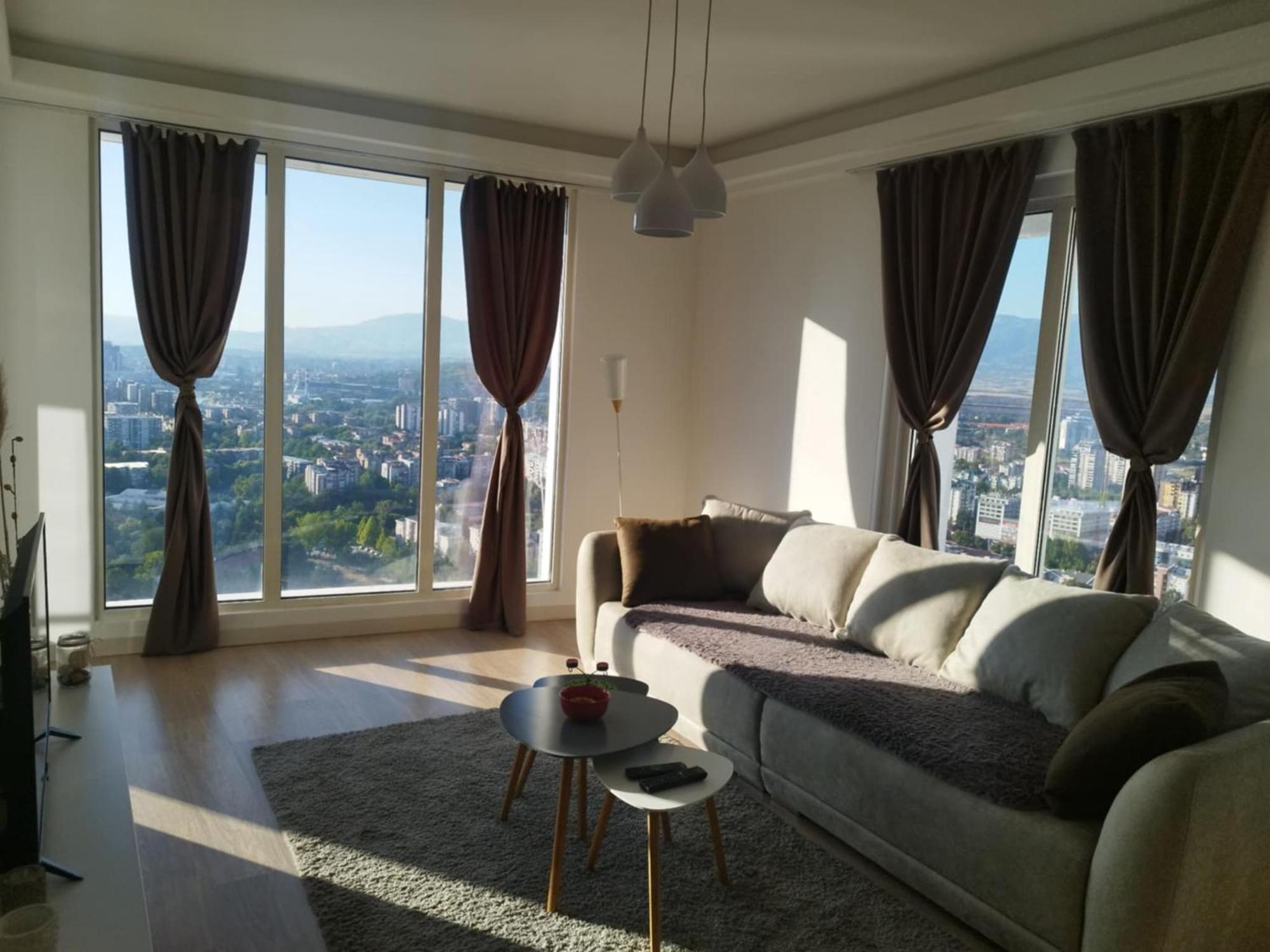 Skopje Sky City 19Th Floor Twin & 12Th Floor & 25Th & 33 Floor Apartments & With Pool & Spa & Gym & Parking Included In Price Exterior foto